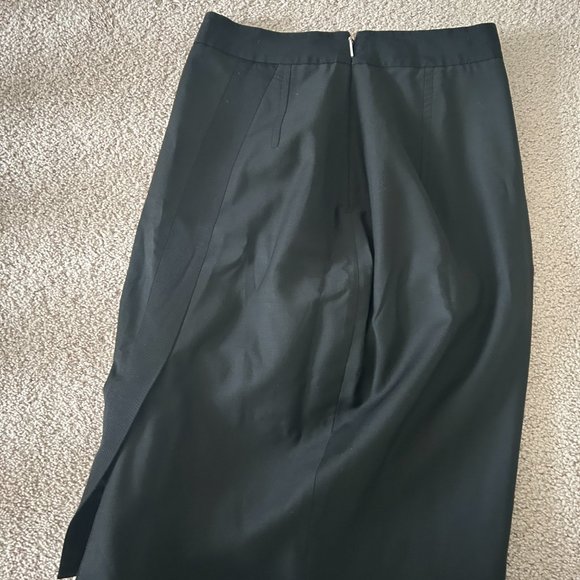 COPY - Ted Baker Pencil Skirt Side Zip in TB Size 1 Workwear Black - Picture 2 of 7